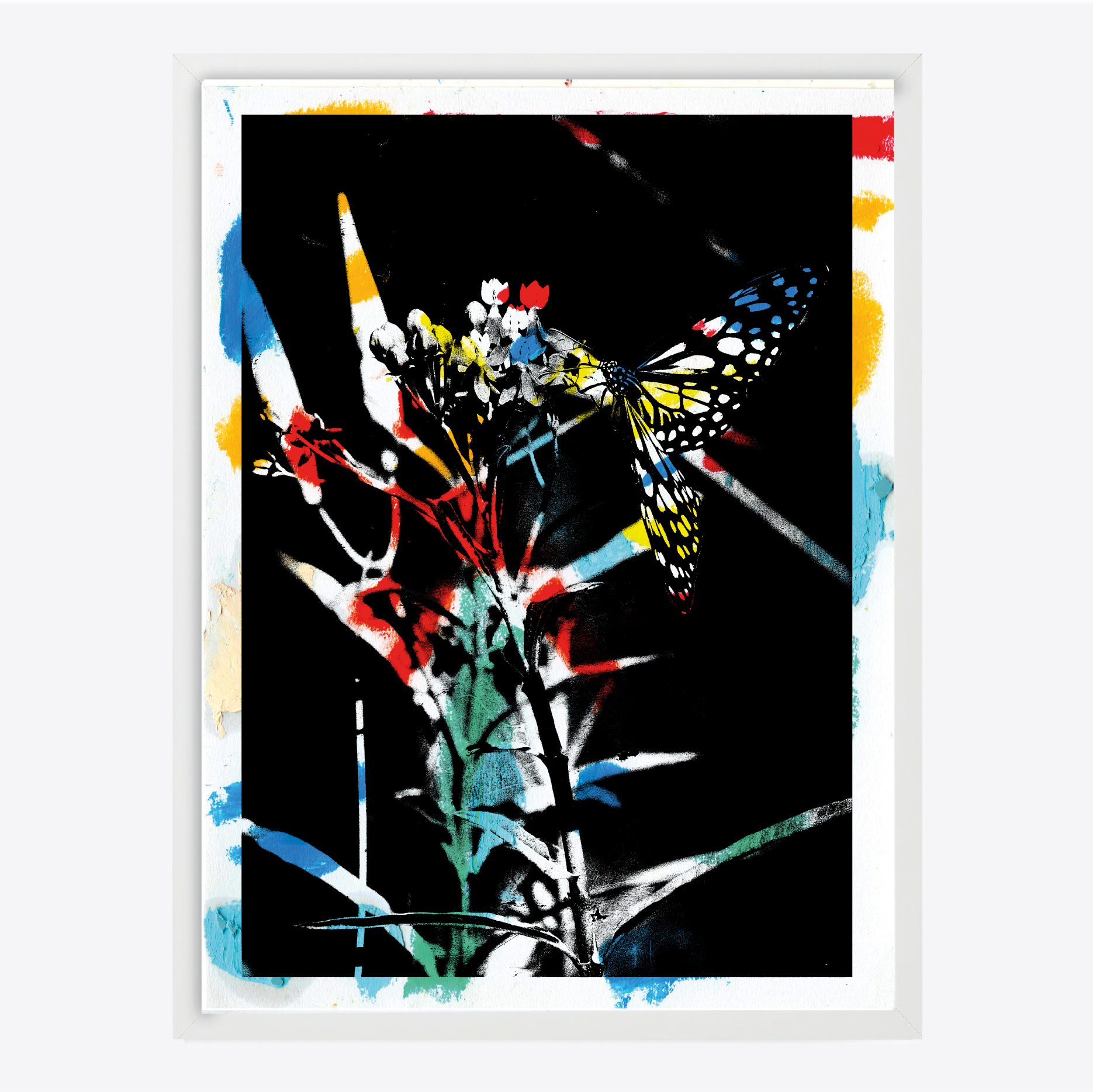 Artwork by Elvs - Elvis Ellis,  contemporary British artist , creative director, Banksy Kaws Damien Hirts JeffKoons Artbasel Bristol London Arts