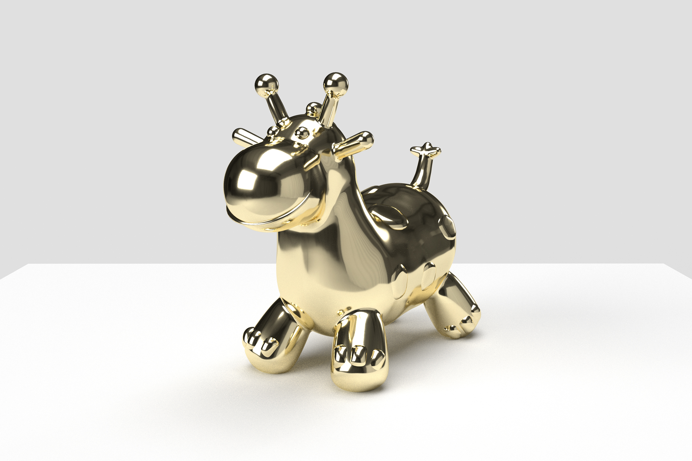 "Large bronze sculpture titled 'My 1st Rodeo' by British contemporary artist Elvis Ellis, known as Elvs. This piece, crafted in super limited editions, represents a child’s first rideable toy, merging the innocence of childhood with the grandeur of classical bronze sculpture. Echoing themes of initiation and the passage into new experiences, this artwork draws on the tradition of monumental sculptures while infusing it with a playful, contemporary twist. Influences from Picasso, Banksy, Damien Hirst, and Jeff Koons are evident, making it a highly sought-after piece in the world of high-end, collectible art."

